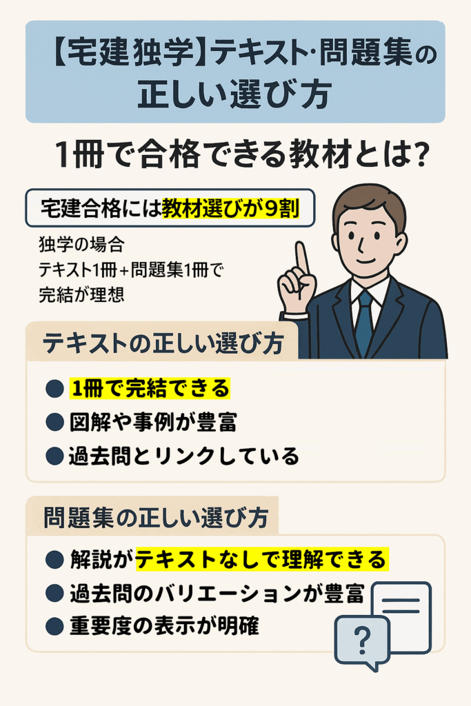 テキスト・問題集の正しい選び方