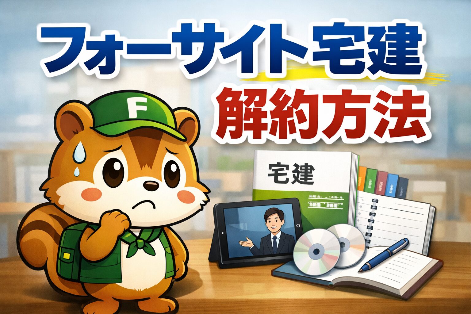 フォーサイト宅建解約方法